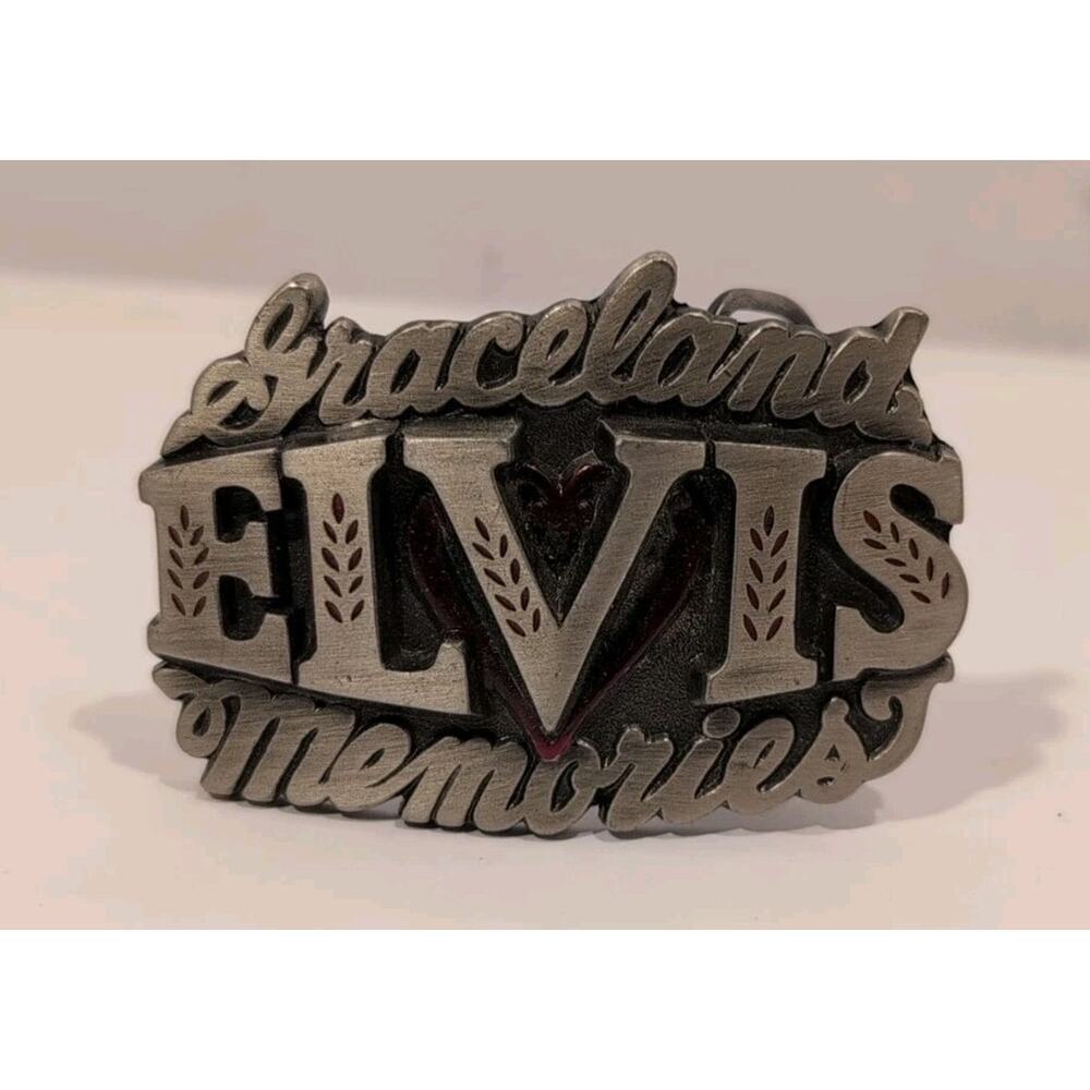 Elvis Belt Buckle - Graceland Memories - Made In The USA